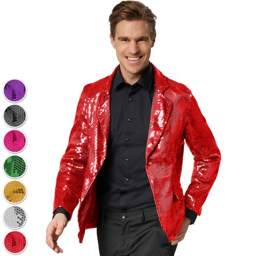 Herren pailletten jackett - herren,