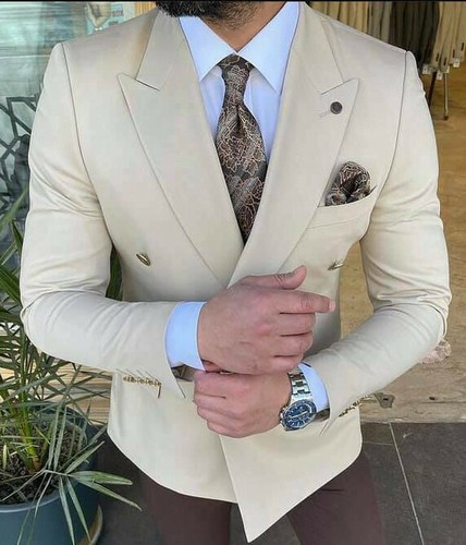 Designer beige zweireiher - designer,