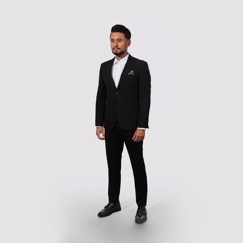 Slim fit herrenanzug - herrenanzug, in
